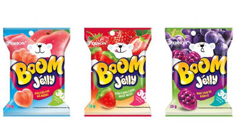 Kẹo Dẻo Boom Jelly: Với nhiều hương vị đa dạng và kết cấu dẻo dai đầy thú vị, Boom Jelly sẽ là điểm nhấn tuyệt vời cho món tráng miệng của bạn. Hãy cùng khám phá những loại kẹo dẻo đầy sáng tạo này và tận hưởng niềm vui khi thưởng thức chúng.